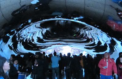 The Cloud Gate a cloudy day...