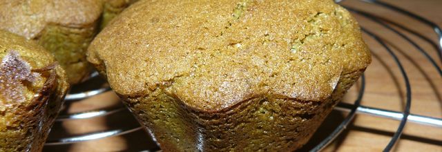 muffins au thé Matcha
