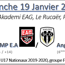 U17 Nationaux - EAGuingamp - Championnat J16 : Feuille de route pour la réception du SCO ANGERS.