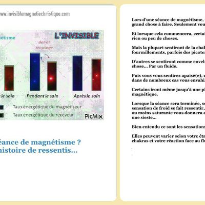 COMMENT SE PASSE UNE SÉANCE DE MAGNÉTISME ?