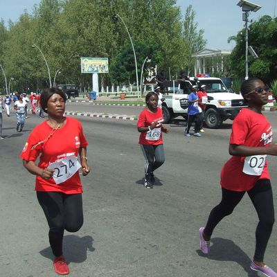 Plus de 800 femmes ont participé à la course de 5 kilomètres organisée par le MFAC.