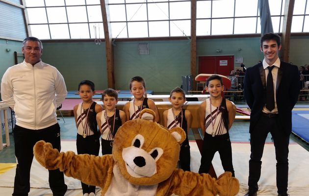 Des podiums pour les gymnastes du CMOV Gym