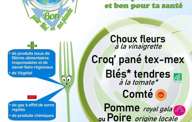 Menu "Bon pour Moi et ma Planète"