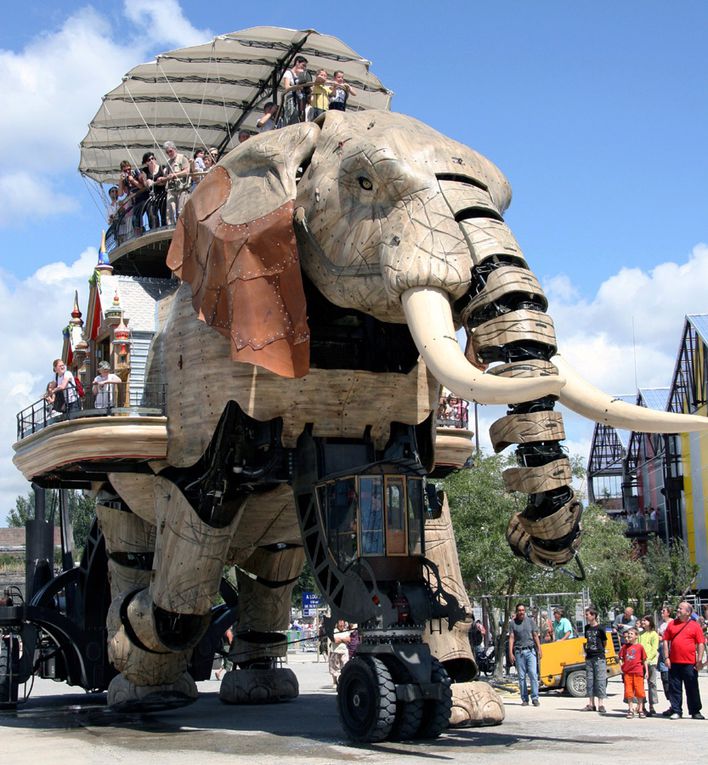 Eléphant de l'Ile de Nantes Royal de Luxe - Photos Thierry Weber Photographe La Baule Guérande