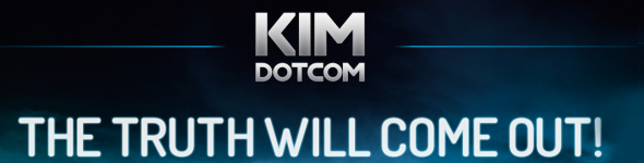 Kim DOTCOM sort son site.
