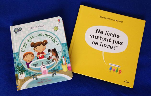 Deux livres sur les microbes 