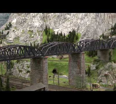 Miniatur Wunderland de hambourg : paysage alpin en Autriche