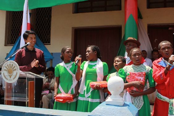 Vendredi 12 octobre 2012. Le Président Andry Rajoelina : première visite dans la Région Itasy (Soavinandriana, Analavory, Ampefy).