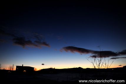 Crépuscule islandais