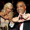 ▲Al Sharpton & Christina Agulira▲signe des mains ▲ illuminati symbolisme