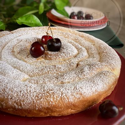 Tarte russe aux cerises