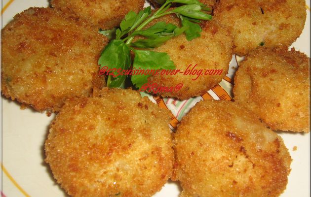 Croquettes de légumes au thon et au fromage