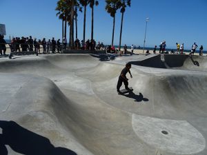 L'un des parcs de skate les plus connus au Monde (Venide Beach, LA, Californie)