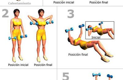 5 ejercicios para reafirmar los senos. 