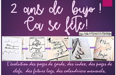 2 ans de Bujo ! ça se fête !