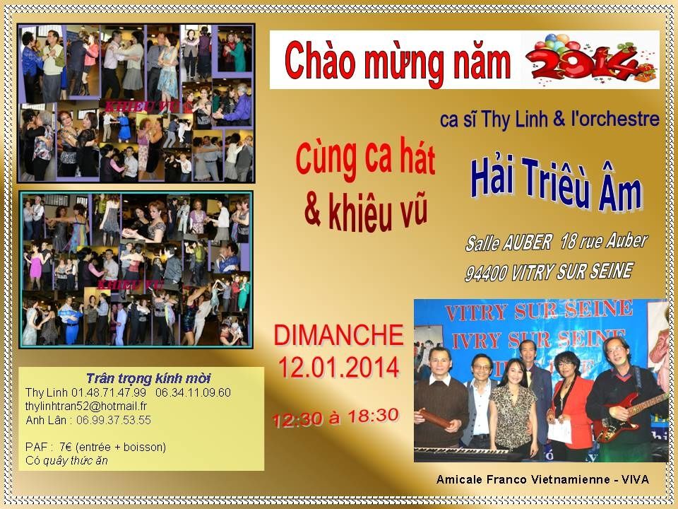 Chao Mung Nam - Auber le 12.01.2014