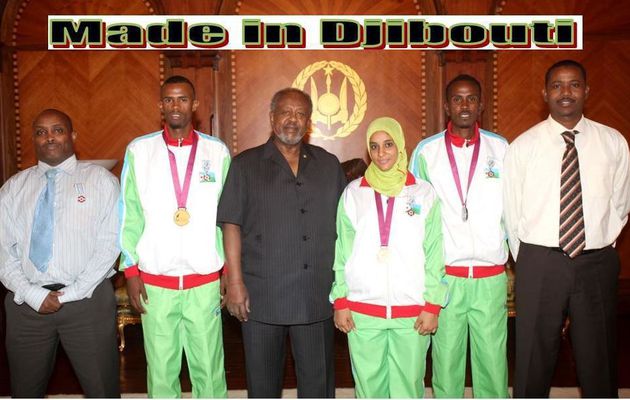 la Récompense de la médaille du 27 juin pour les Stars Djiboutiennes