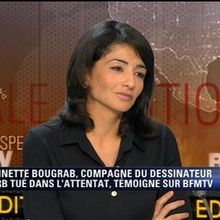 Charlie Hebdo : "Une guerre est déclarée", lance la compagne de Charb. 