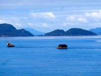 En mer de Puerto Natales à Puerto Montt.