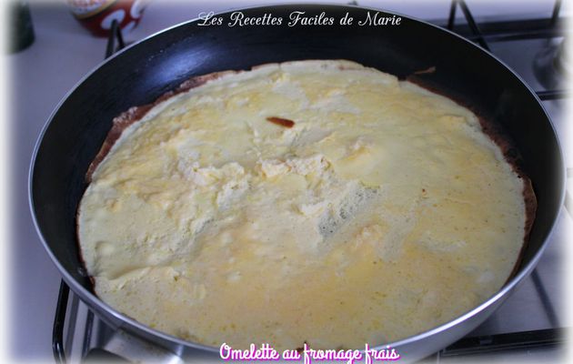 OMELETTE AU FROMAGE FRAIS 