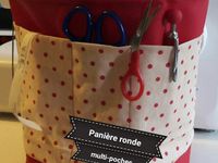 Panière Ronde Multi-Poches - Tuto PDF et Vidéo