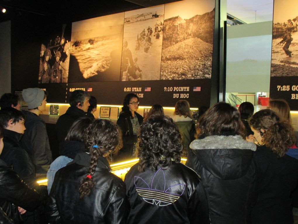 Les CTIG et les C1ATMFC sur les traces du débarquement : visite du Mémorial de Caen et des plages.