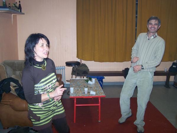 Soir de fête après la montée des séniors en excellence en 2007