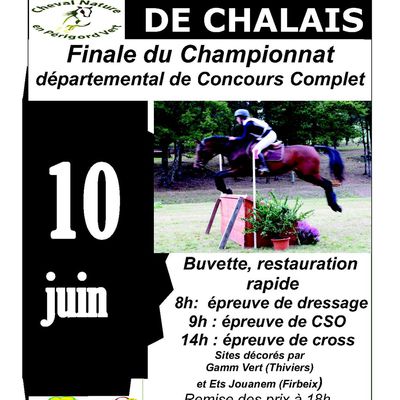 Finale départementale du championnat de CCE en Dordogne