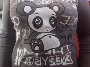 Tee-shirt Panda manche longues
