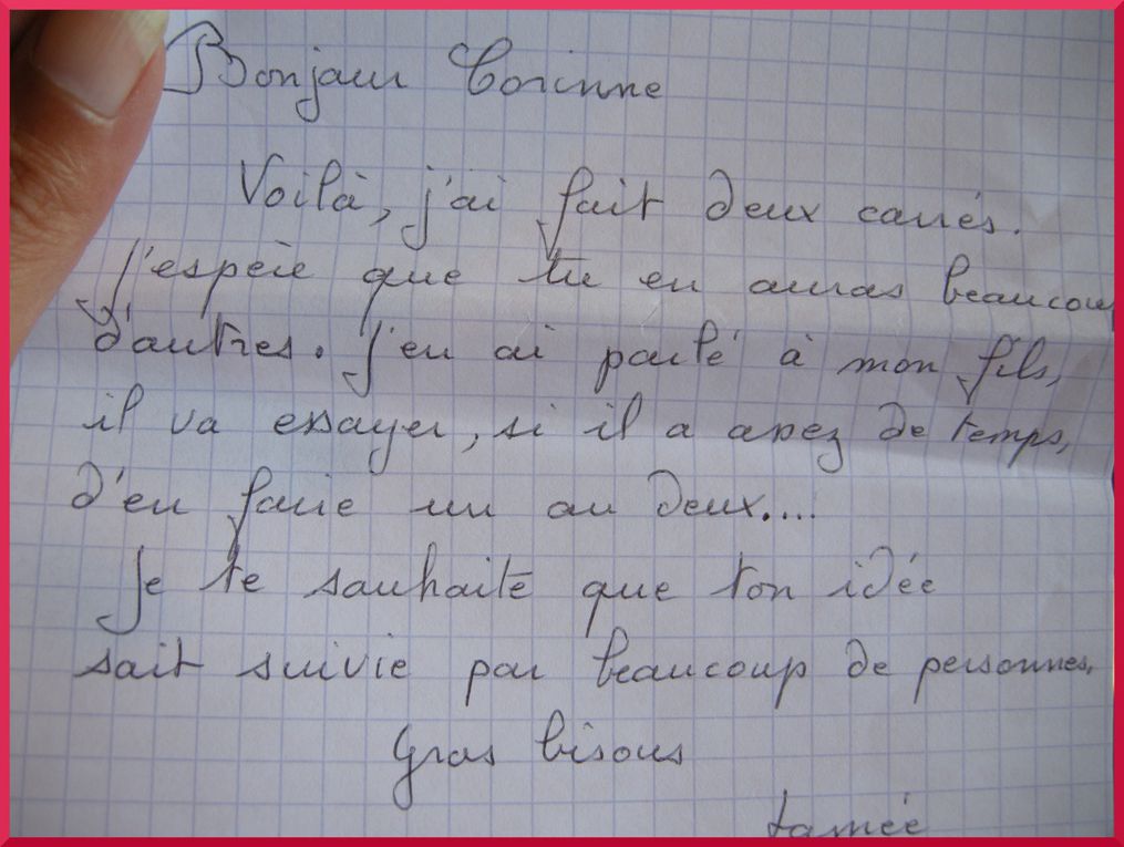 L'histoire d'une aventure tricotée de liens improbables et ce n'est pas terminé.....