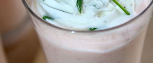 VERRINE DE MOUSSE DE SAUMON