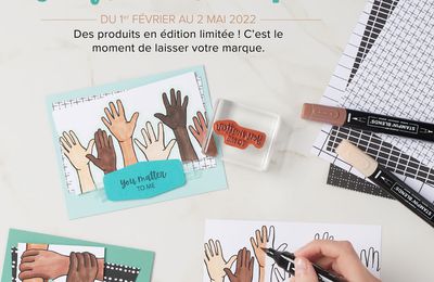 Nouveautées: collection "tous ensemble" chez Stampin Up!