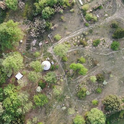 Le jardin vu du ciel!