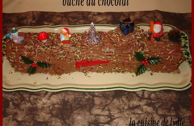 Buche au chocolat ou au café