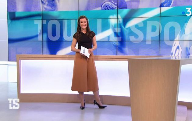 Flore Maréchal Tout Le Sport France 3 le 08.04.2019