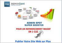 Référencez tous vos sites web et tous vos blogs sur 150 000 annuaires en 1 Clic !