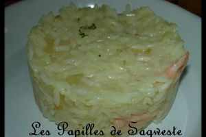 Recette de risotto au saumon fumé