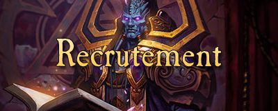 Phase de recrutement dans la Guilde