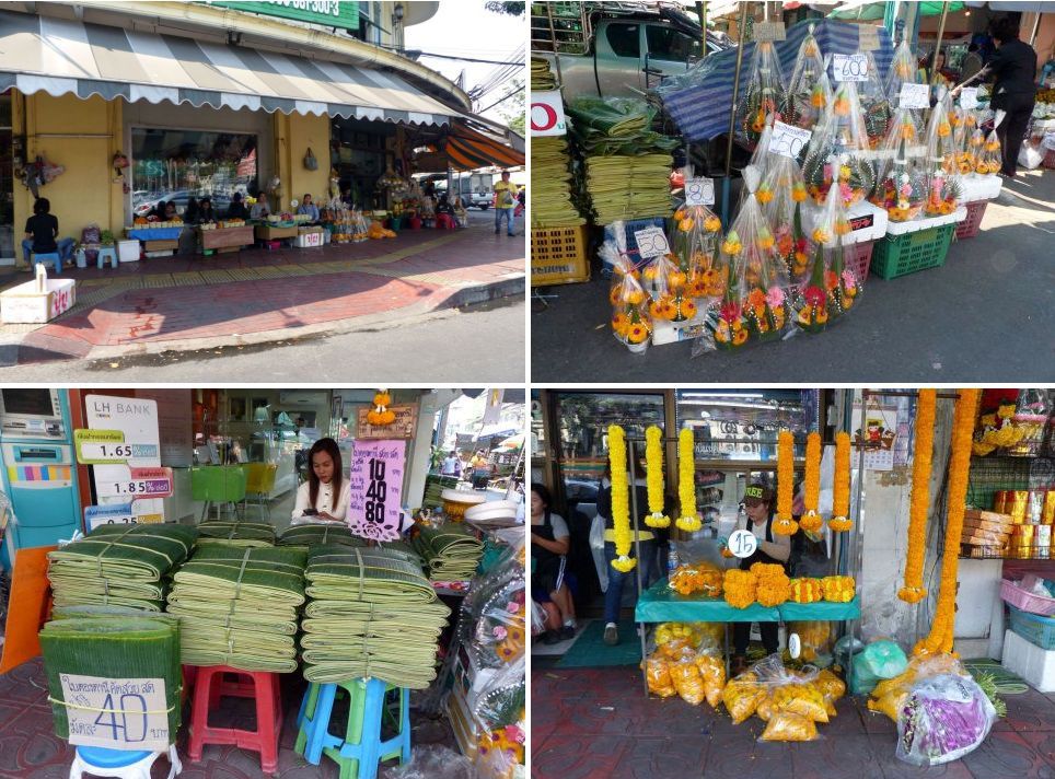 Pak Khlong Talat, marché aux fleurs à Bangkok - Mes archives de Thaïlande (11)