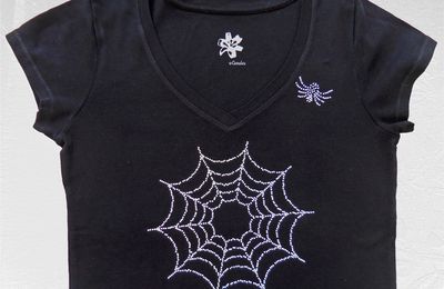 Tee-Shirt toile d'araignée