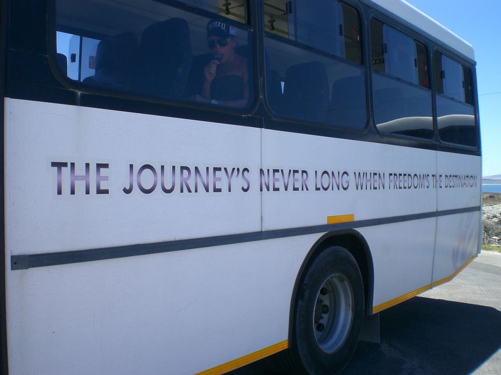 Retour en Afrique du Sud pour un "petit" tournage et enfin pouvoir se rendre a Robben Island.