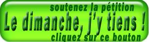 Non au Travail du Dimanche : Signez la Pétition