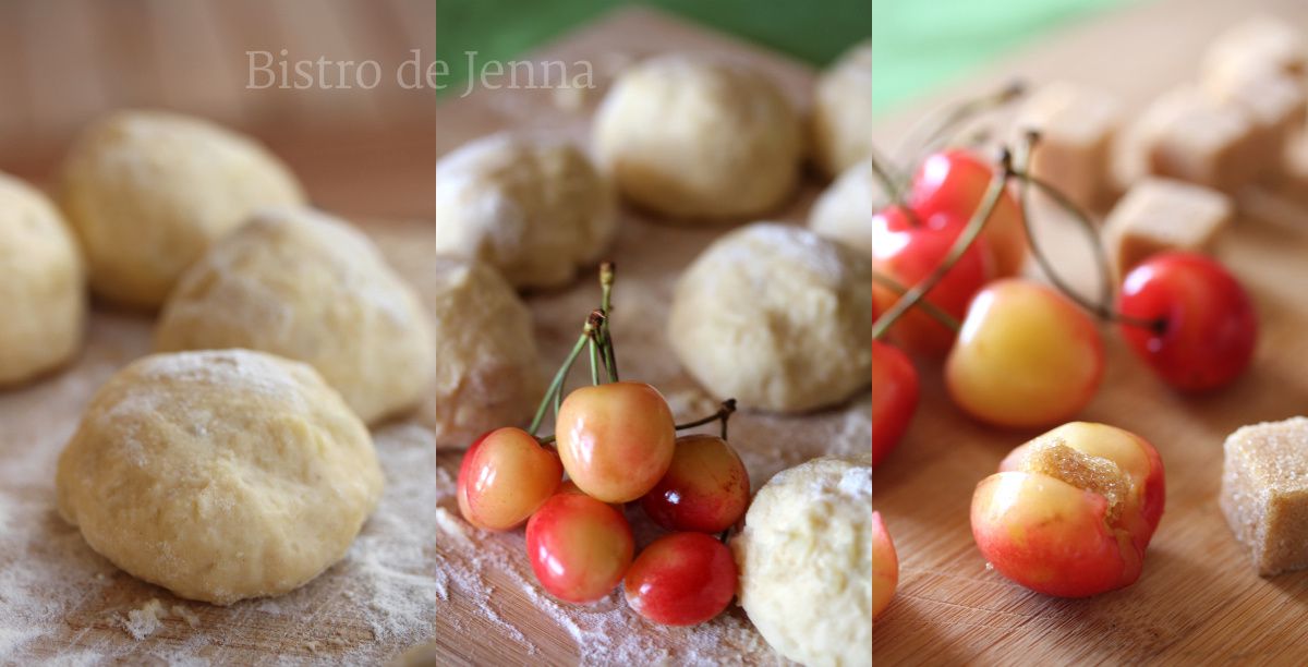 Gnocchi farci à la cerise 