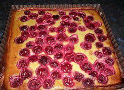 tarte pistaches-griottes