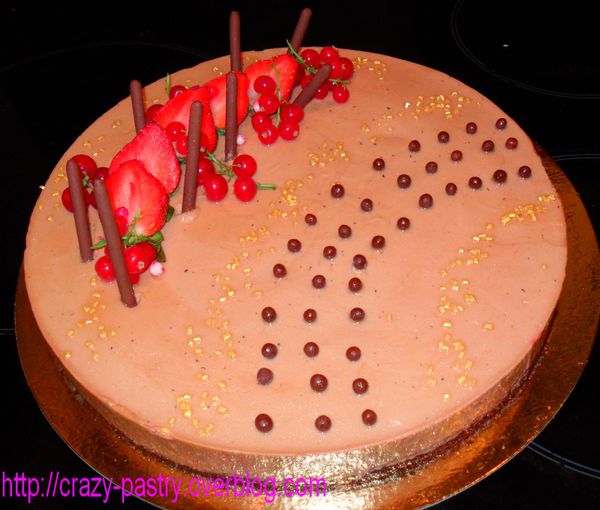 Entremets Chocolat-Fruits Rouges!