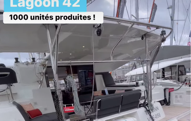 Vidéo - 1000 Lagoon 42 produits, le record du monde des catamarans habitables