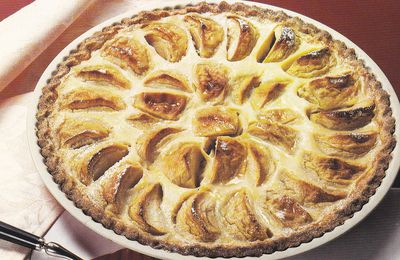 TARTE NORMANDE AUX POMMES