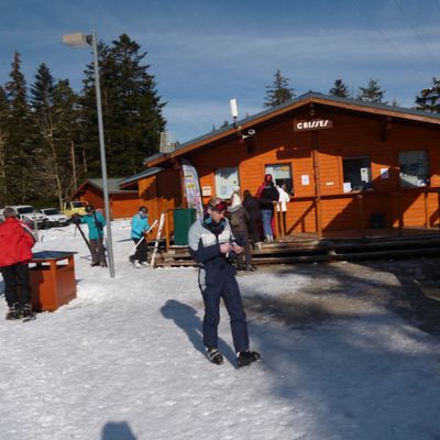 Petite journée au ski avec Benou...