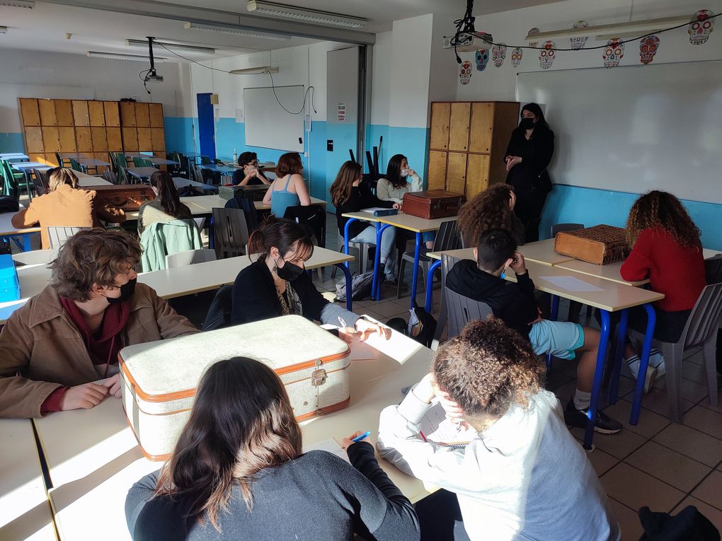 Intervention &quot;Hors les Murs du Mémorial de Rivesaltes pour l'EPI 3eme &quot;Camps et Mémoire&quot;