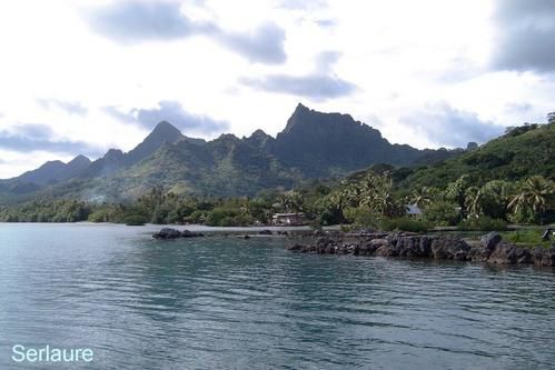 <strong>C'est un petit tour de l'&icirc;le.On arrive par le quai des ferries si on prend&nbsp;la route par la&nbsp;droite,on passe pr&egrave;s de l'hotel Softel Ia Ora et ses bungalows sem&eacute;s dans le lagon.<br />En prenant la route vers la gauche,on suit une bande de sable blond.<br />Le premier motu,le motu Ahi,celui de la pointe d'Afareaitu avant d'atteindre la baie d'Atiha.<br />On s'amuse devant le Tiki du restaurant Pa&icirc;napo qui veut dire ananas.L'&icirc;le de Moorea est sp&eacut